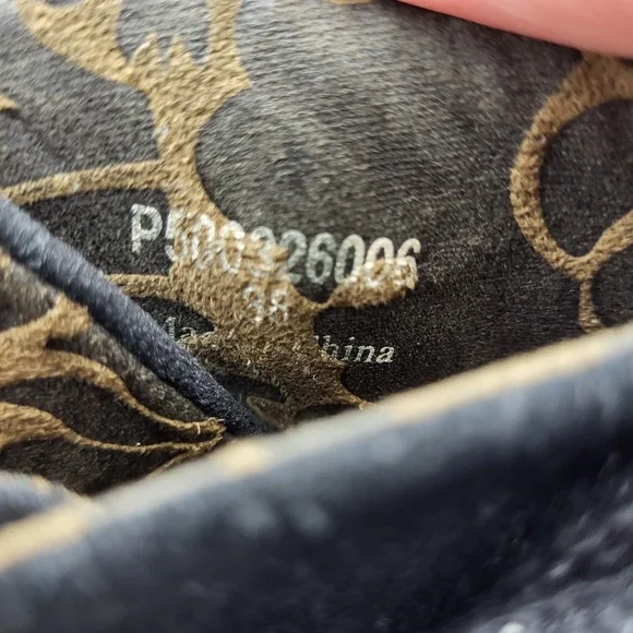 Fly London Ankle Boot Womens 7.5 / 8 Yama Black Suede Wedge Lace-up Back Booties - Picture 14 of 16